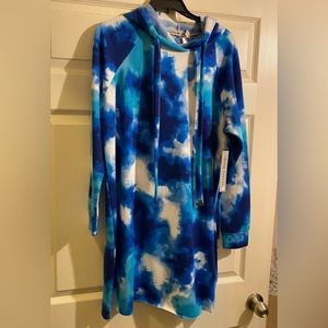 Absolutely Famous Tie-Dye Hoody Dress